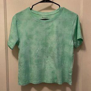 NWT Athleta Tie-Dye Cropped T-shirt